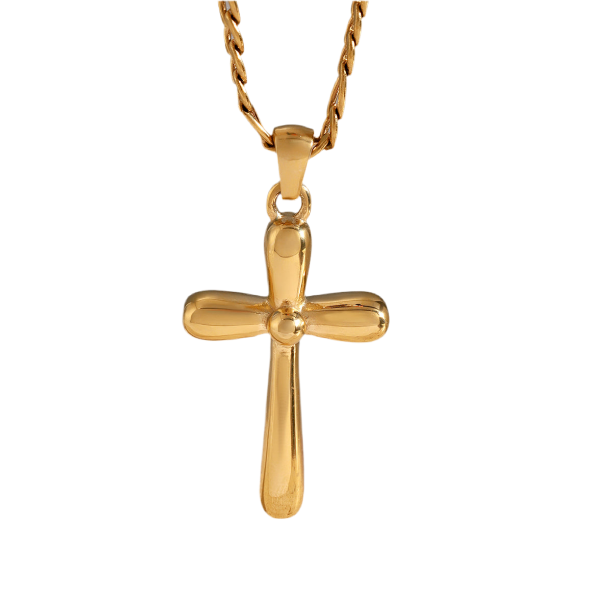 Stainless Steel Cross Necklace